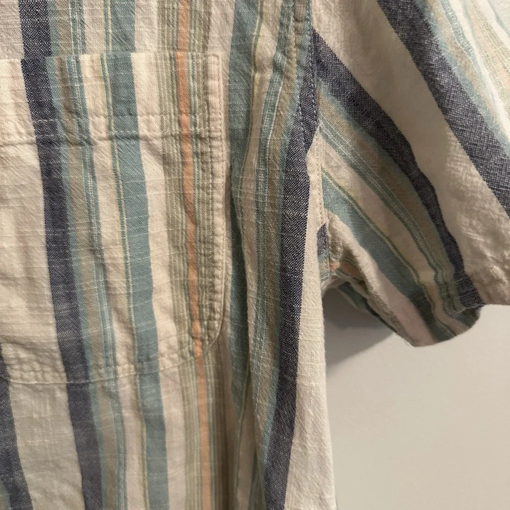 Vintage Y2K American Eagle Short Sleeve Button Down Men's Shirt Size L - Picture 4 of 6